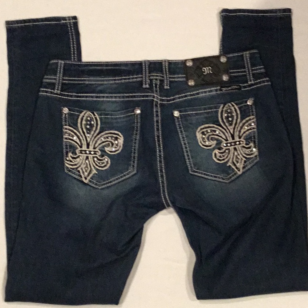 New Miss Me Denim Jean Jeggings Size 30.